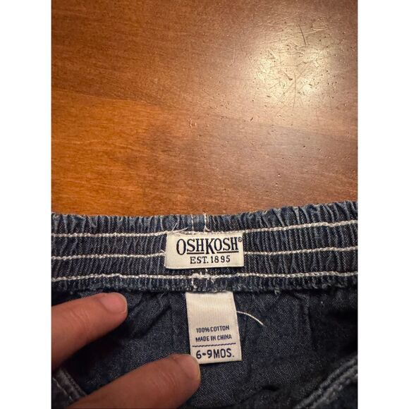 Vintage Y2K 90s Oshkosh girls denim skirt with ice cream embroidery size 6-9 mon - Picture 3 of 5